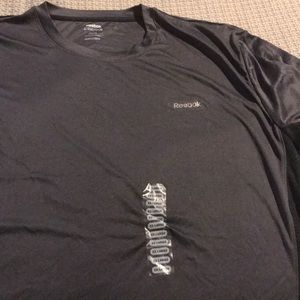Reebok Dri Fit T Shirt Black/Grey XXL